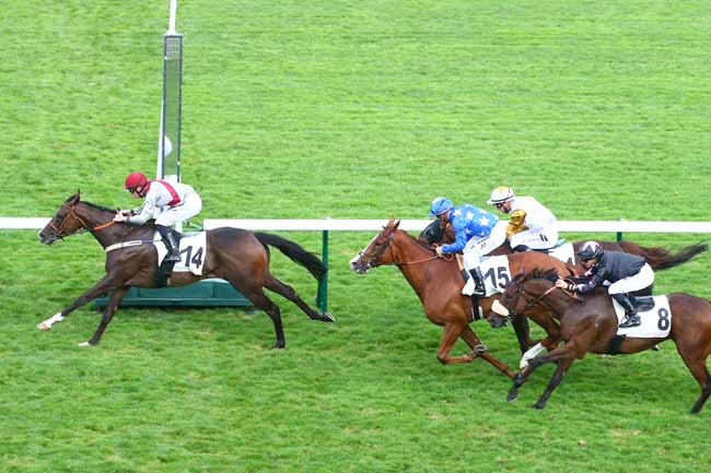 Photo d'arrivée de la course pmu PRIX DE SAINTE-OPPORTUNE à LONGCHAMP le Jeudi 16 septembre 2021