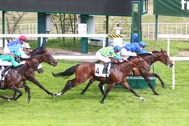 Photo d'arrivée de la course pmu PRIX PLEBEN à SAINT CLOUD le Samedi 18 septembre 2021