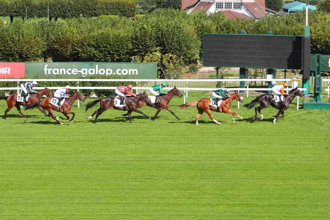 Photo d'arrivée de la course pmu PRIX FAST FOX à SAINT CLOUD le Mercredi 22 septembre 2021