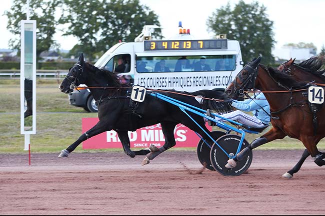 Photo d'arrivée de la course pmu PRIX ROYAL DREAM à ANGERS le Mercredi 6 octobre 2021