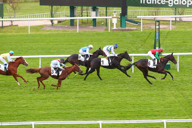 Photo d'arrivée de la course pmu PRIX DE FLORE à SAINT CLOUD le Samedi 23 octobre 2021