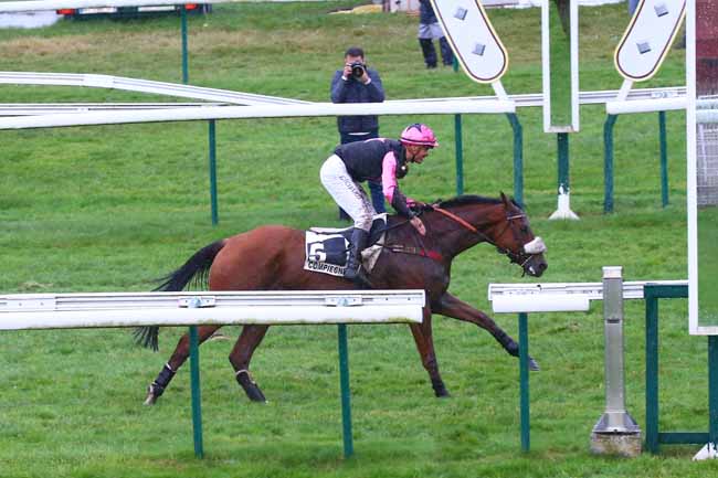 Photo d'arrivée de la course pmu PRIX CERILLY à COMPIEGNE le Samedi 30 octobre 2021