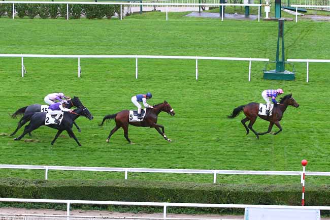 Photo d'arrivée de la course pmu PRIX THEBAIS à SAINT CLOUD le Dimanche 31 octobre 2021