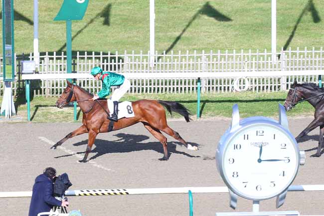 Photo d'arrivée de la course pmu PRIX DE LA CHAPELLE SAINT-PIERRE à CHANTILLY le Mardi 2 novembre 2021