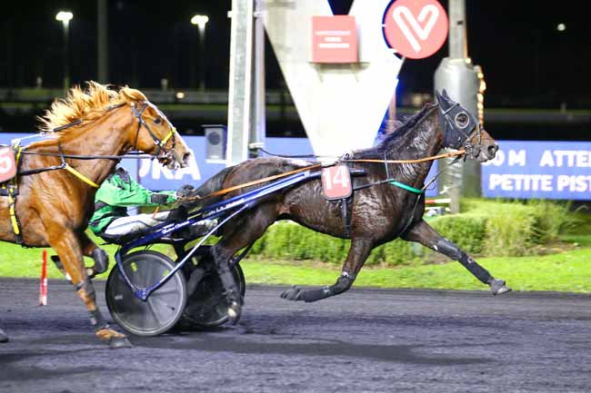 Photo d'arrivée de la course pmu PRIX AURORA à PARIS-VINCENNES le Vendredi 5 novembre 2021