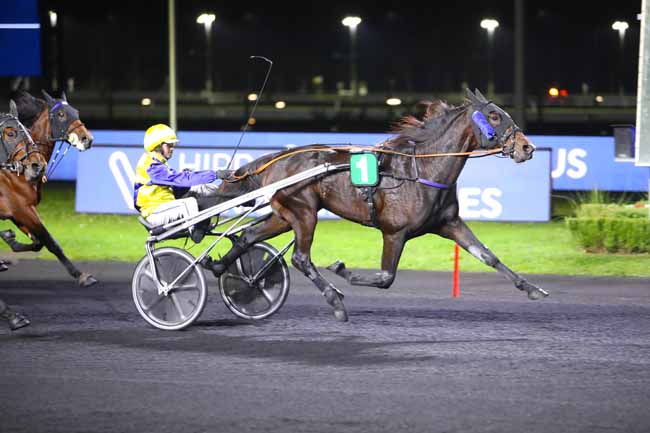 Photo d'arrivée de la course pmu PRIX GEMINUS à PARIS-VINCENNES le Mardi 9 novembre 2021