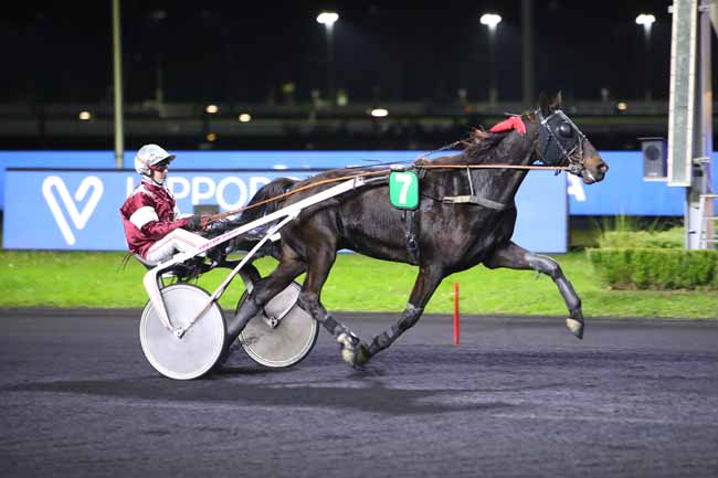Photo d'arrivée de la course pmu PRIX GERDA à PARIS-VINCENNES le Vendredi 12 novembre 2021