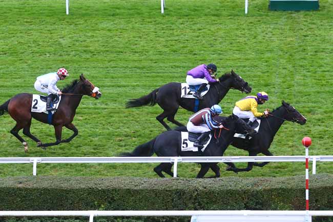 Photo d'arrivée de la course pmu PRIX DU PAYS D'YVELINES à SAINT CLOUD le Mardi 16 novembre 2021