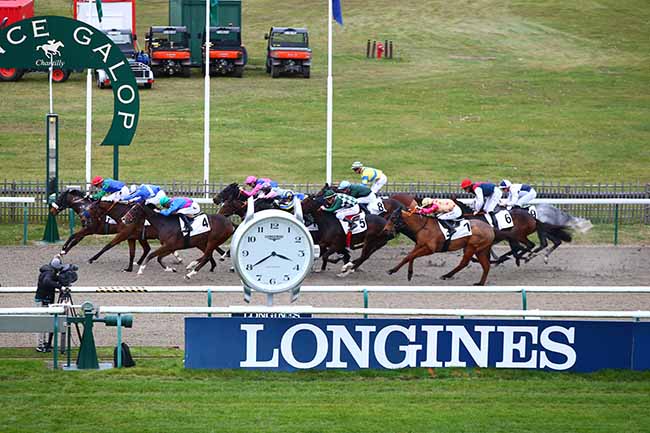 Photo d'arrivée de la course pmu PRIX DE LA BRECHE à CHANTILLY le Vendredi 19 novembre 2021