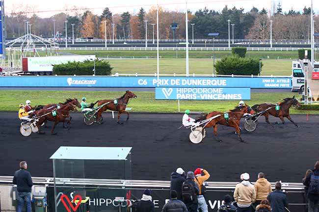 Photo d'arrivée de la course pmu PRIX DE DUNKERQUE à PARIS-VINCENNES le Lundi 22 novembre 2021