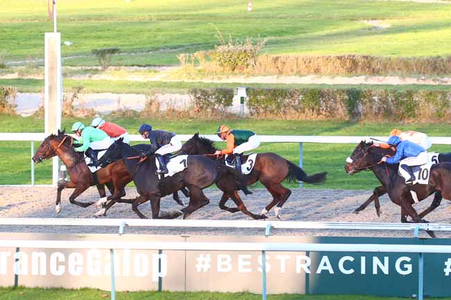 Photo d'arrivée de la course pmu PRIX DE PRECOLETTE à DEAUVILLE le Mardi 23 novembre 2021