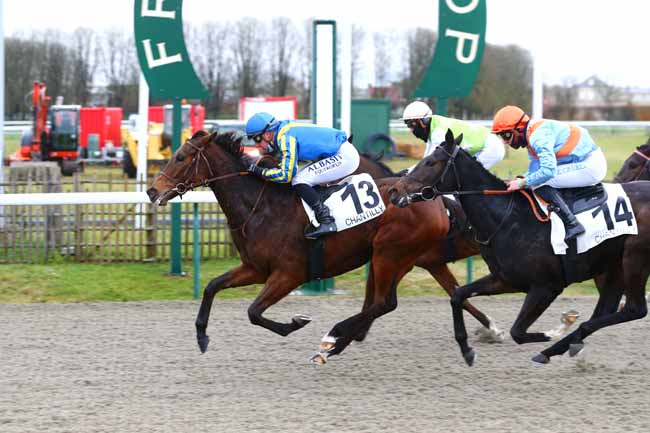 Photo d'arrivée de la course pmu PRIX DE FORMENTIN à CHANTILLY le Samedi 27 novembre 2021