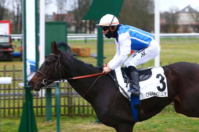 Photo d'arrivée de la course pmu PRIX DE LA CABOTIERE à CHANTILLY le Samedi 27 novembre 2021