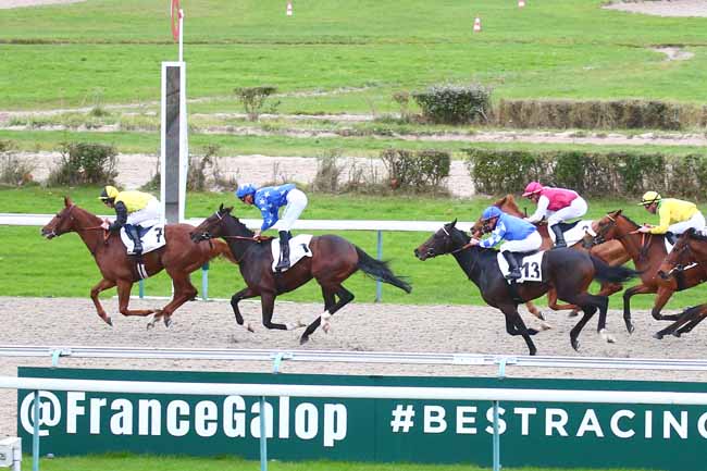 Photo d'arrivée de la course pmu PRIX DE MONTFORT à DEAUVILLE le Mardi 30 novembre 2021