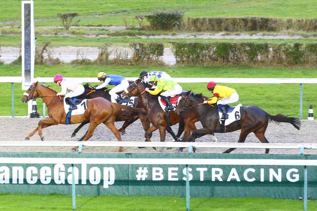 Photo d'arrivée de la course pmu PRIX DE SAINTE-MARIE-DU-MONT à DEAUVILLE le Mercredi 1 décembre 2021