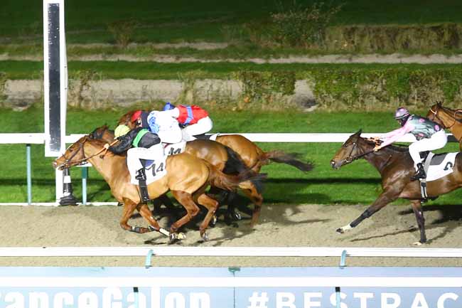 Photo d'arrivée de la course pmu PRIX DE SAINT-SAUVEUR-LE-VICOMTE à DEAUVILLE le Mercredi 1 décembre 2021