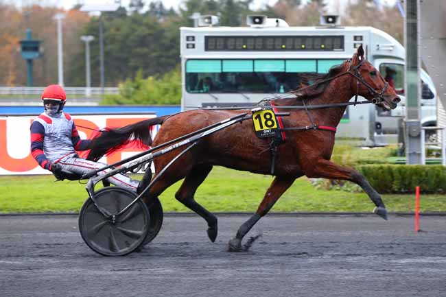Photo d'arrivée de la course pmu FINALE DU GNT PARIS-TURF à PARIS-VINCENNES le Dimanche 5 décembre 2021