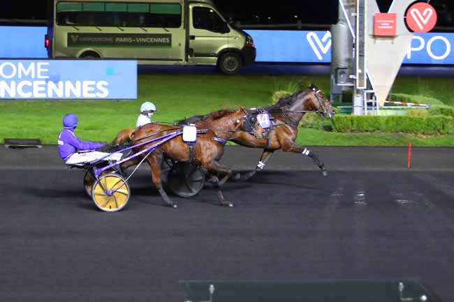 Photo d'arrivée de la course pmu PRIX DE SAULT à PARIS-VINCENNES le Dimanche 5 décembre 2021