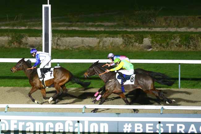 Photo d'arrivée de la course pmu PRIX DE BREUIL à DEAUVILLE le Samedi 11 décembre 2021