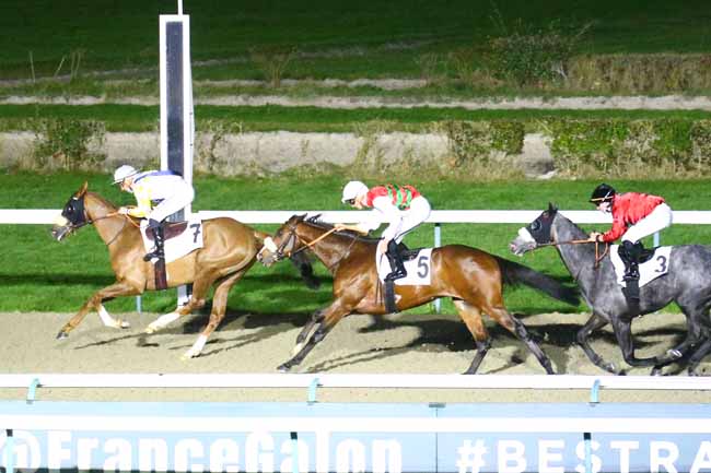 Photo d'arrivée de la course pmu PRIX DES BELLOQUOIS à DEAUVILLE le Dimanche 12 décembre 2021