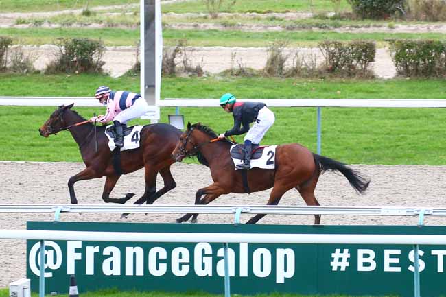 Photo d'arrivée de la course pmu PRIX DU LIEU DES CHAMPS à DEAUVILLE le Jeudi 16 décembre 2021