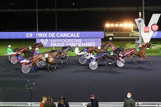 Photo d'arrivée de la course pmu PRIX DE CANCALE à PARIS-VINCENNES le Dimanche 19 décembre 2021