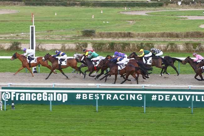Photo d'arrivée de la course pmu PRIX DE SAINT-CENERI-LE-GEREI à DEAUVILLE le Lundi 27 décembre 2021
