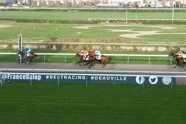 Photo d'arrivée de la course pmu PRIX HELEN STREET à DEAUVILLE le Lundi 27 décembre 2021