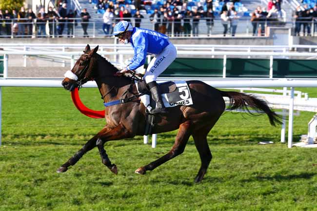 Photo d'arrivée de la course pmu PRIX DE LA BRETAGNE à CAGNES-SUR-MER le Mercredi 29 décembre 2021