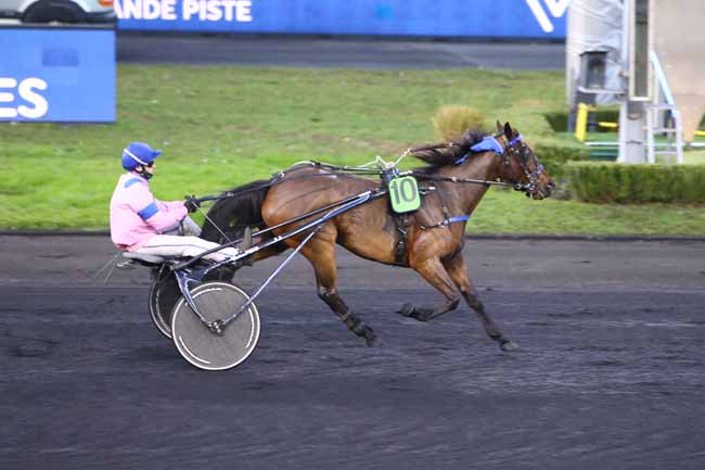 Photo d'arrivée de la course pmu PRIX DE LA DROME à PARIS-VINCENNES le Vendredi 31 décembre 2021