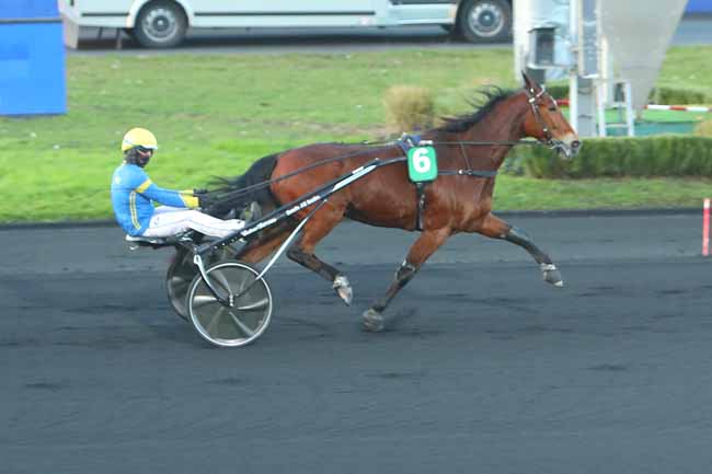 Photo d'arrivée de la course pmu PRIX DE RANES à PARIS-VINCENNES le Vendredi 14 janvier 2022
