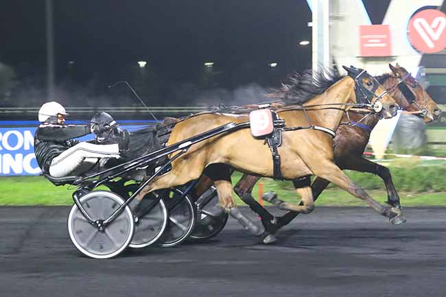 Photo d'arrivée de la course pmu PRIX DE POUANCE à PARIS-VINCENNES le Mardi 25 janvier 2022