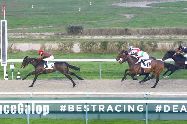 Photo d'arrivée de la course pmu PRIX DE GRANDOUET à DEAUVILLE le Mercredi 26 janvier 2022