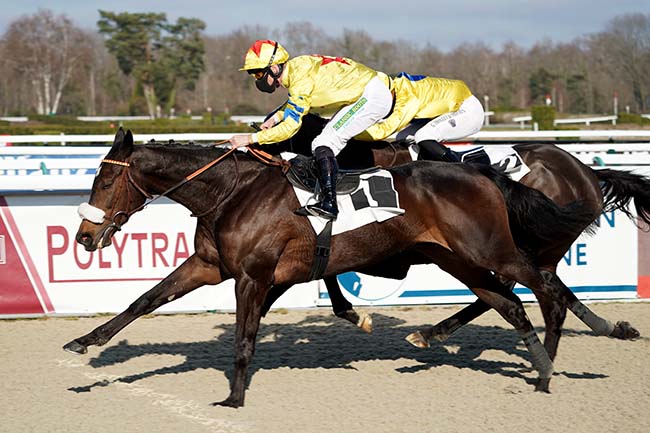 Photo d'arrivée de la course pmu PRIX DE MONTAUT à PAU le Vendredi 28 janvier 2022