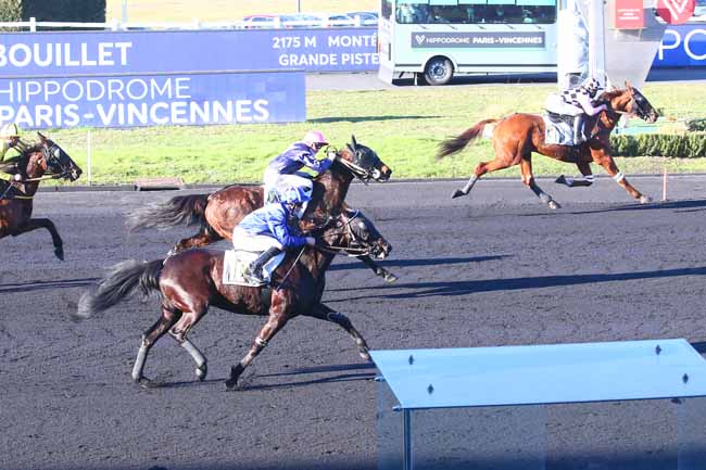 Photo d'arrivée de la course pmu PRIX DE RAMBOUILLET à PARIS-VINCENNES le Samedi 12 février 2022