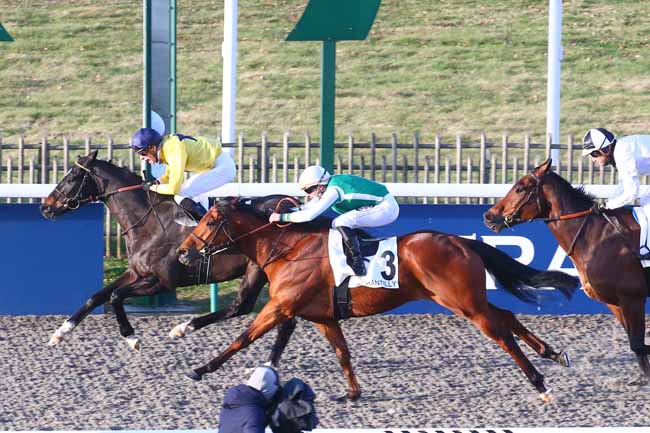 Photo d'arrivée de la course pmu PRIX DE LA TABLE D'APREMONT à CHANTILLY le Vendredi 18 février 2022