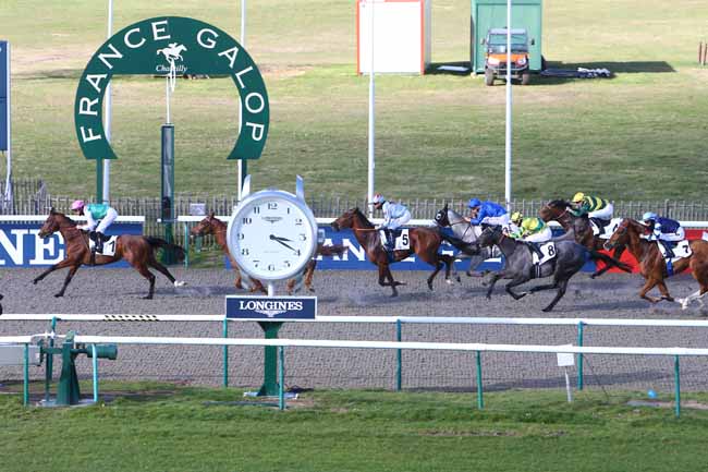 Photo d'arrivée de la course pmu PRIX DU CHENE DES TROIS FRERES à CHANTILLY le Vendredi 25 février 2022