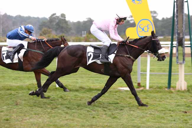 Photo d'arrivée de la course pmu PRIX DE MILLY-LA-FORET à FONTAINEBLEAU le Jeudi 3 mars 2022