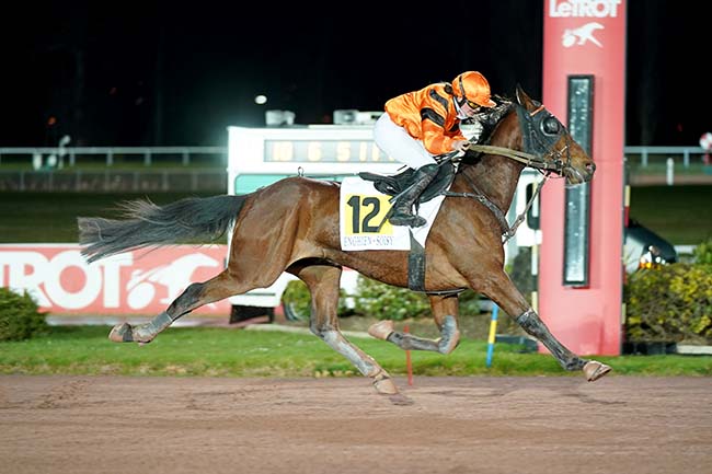Photo d'arrivée de la course pmu PRIX D'HERBLAY à ENGHIEN le Vendredi 11 mars 2022