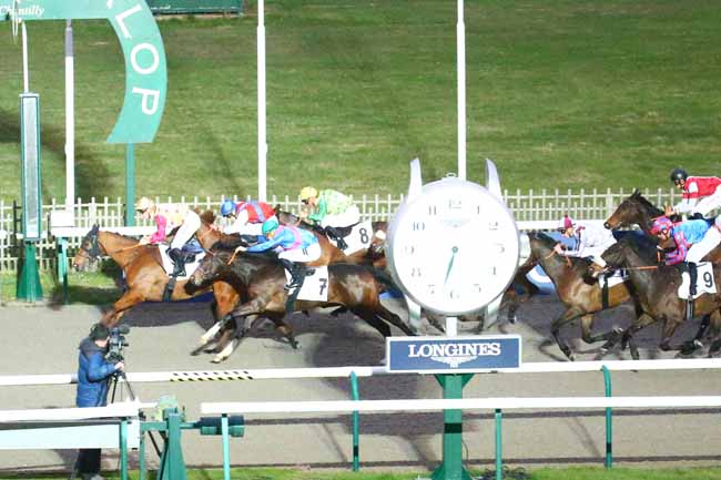 Photo d'arrivée de la course pmu PRIX DES PISTES à CHANTILLY le Mercredi 16 mars 2022