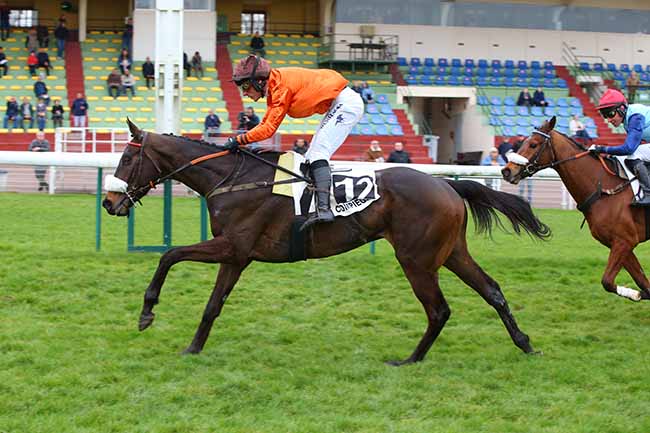 Photo d'arrivée de la course pmu PRIX BEAUTE DE COUR à COMPIEGNE le Mercredi 16 mars 2022