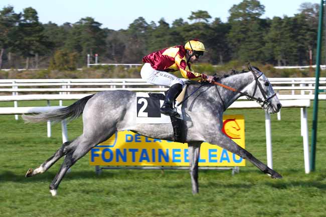 Photo d'arrivée de la course pmu PRIX GOLF-RESTAURANT LA FORTERESSE à FONTAINEBLEAU le Vendredi 18 mars 2022