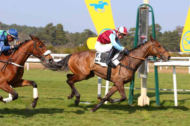 Photo d'arrivée de la course pmu PRIX JEAN-JACQUES GUYON à FONTAINEBLEAU le Vendredi 25 mars 2022