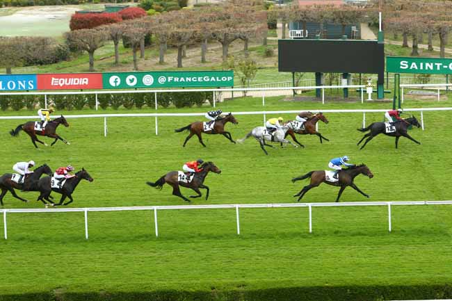 Photo d'arrivée de la course pmu PRIX DE L'AUTOROUTE DE L'OUEST à SAINT CLOUD le Mardi 5 avril 2022