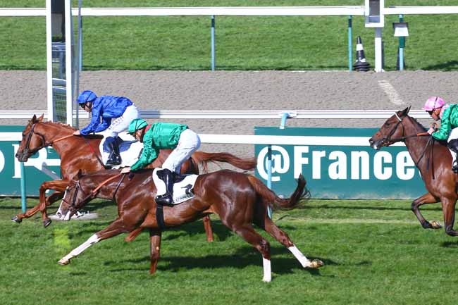 Photo d'arrivée de la course pmu PRIX DE SAINT-GATIEN à DEAUVILLE le Jeudi 7 avril 2022