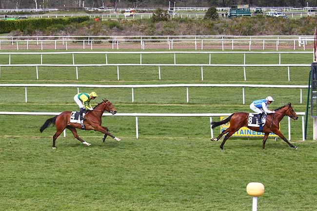 Photo d'arrivée de la course pmu PRIX DES GRANDS CERFS à FONTAINEBLEAU le Mardi 12 avril 2022