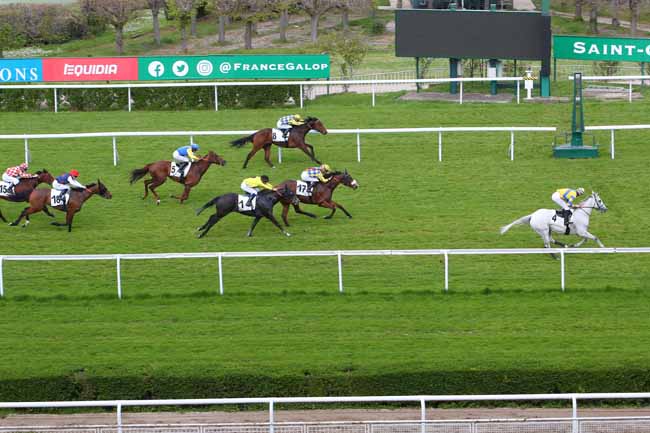 Photo d'arrivée de la course pmu PRIX DU LIEU MARMION à SAINT CLOUD le Vendredi 15 avril 2022