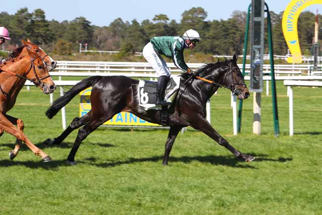 Photo d'arrivée de la course pmu PRIX DES HAUTEURS DE LA SOLLE à FONTAINEBLEAU le Samedi 16 avril 2022