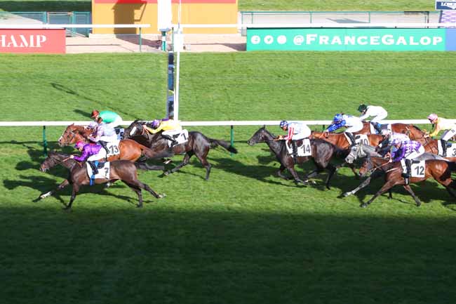 Photo d'arrivée de la course pmu PRIX DU MARAIS à LONGCHAMP le Dimanche 17 avril 2022