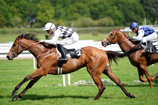 Photo d'arrivée de la course pmu PRIX DU TREMBLAY à BORDEAUX-LE BOUSCAT le Lundi 25 avril 2022